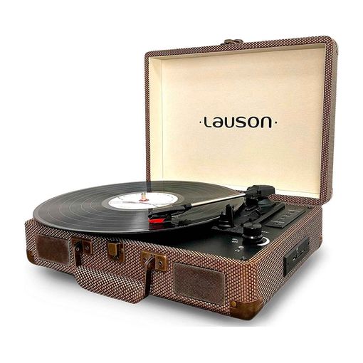 Tocadiscos - Lauson Ivx22 Tocadiscos Clásico De Madera Cd Radio Grabación  Digital Mp3 Bluetooth Vinilo LAUSON, -, Madera