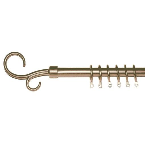 Barra De Cortina De Metal Lolahome Extensible De 122 A 211 Cm - Bronce