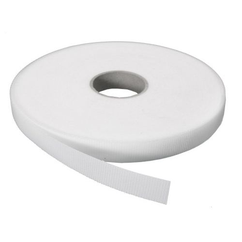 Cinta doble cara compact velcro blanco 25m 20mm