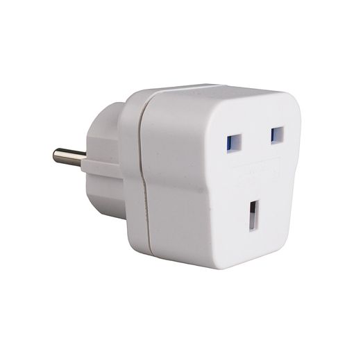 Adaptador Ingles Con T/tl (para Viajar A España) 13a 4,8mm Blanco Av1  Solera con Ofertas en Carrefour