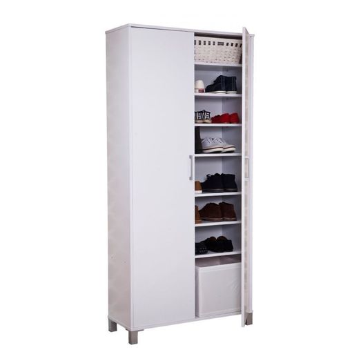 Mueble zapatero Wade - 60 x 23,8 x 68 cm - Blanco