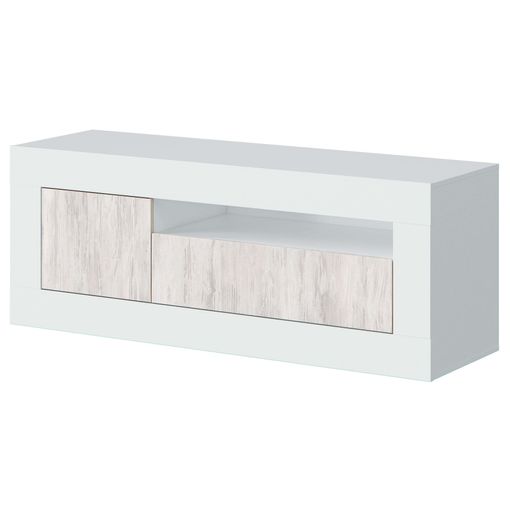 Composición De Salón Con Mueble Tv Bajo + Mesa De Comedor, Grafito/nordic –  Kram con Ofertas en Carrefour