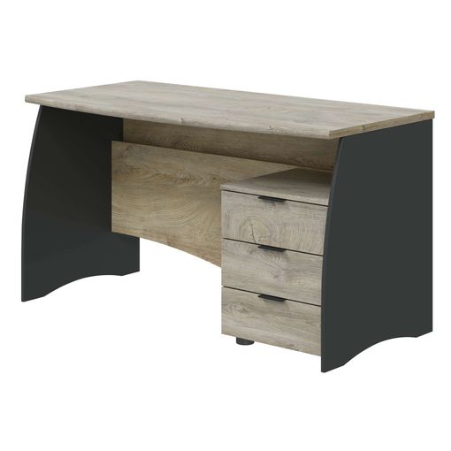 Pack Mesa Escritorio + Cajonera Color Blanco Despacho Oficina Estudio  Ordenador Almacenaje Mueble con Ofertas en Carrefour