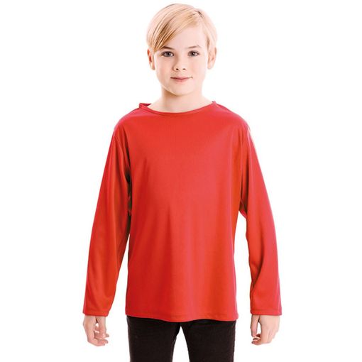 Camiseta Rayas Rojas Infantil T-2