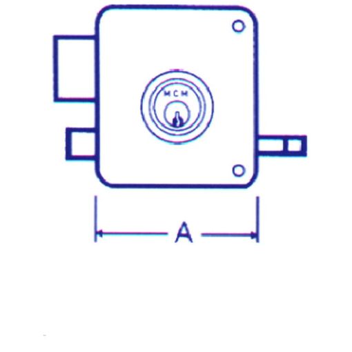 Cerradura Sobreponer 100x50mm 5125ahe10d H.esm Pic/pal Dcha Lince con  Ofertas en Carrefour