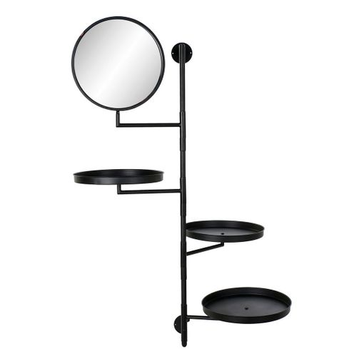 Estante Perchero Pared 60 Cm - Negro con Ofertas en Carrefour