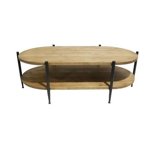 Mesa Auxiliar Dkd Home Decor Abeto Metal (126 X 65 X 41 Cm)