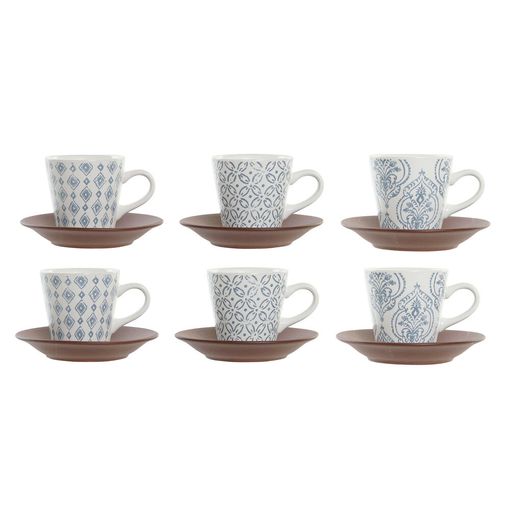 Juego De Tazas Con Platos Quid Vita Morning Cerámica Azul (22 Cl) (4 Pcs)  con Ofertas en Carrefour