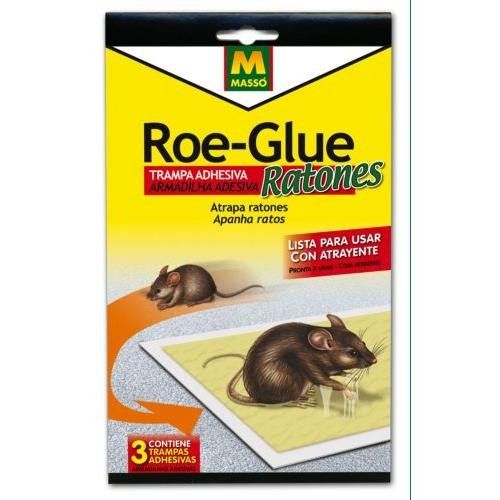 Trampa Adhesivo Ratones Roe Glue (3 Un) 231185 con Ofertas en