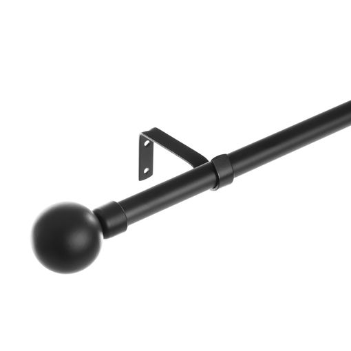 Barra Cortina Extensible Negra De Metal De 120 A 210 Cm con Ofertas en  Carrefour