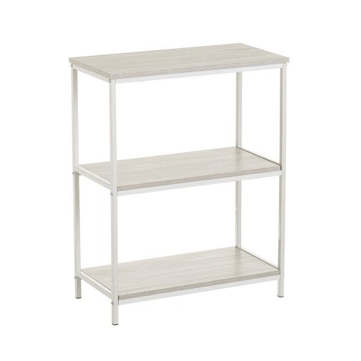 shelfplaza® HOME 90x40x40 cm Estantería blanca / estanterías fuertes /  estantería de 3 baldas / estanterías metálicas almacenaje /