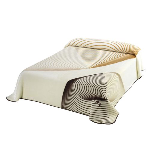 Manta Mora H59 Beige Cama 90/105 (170x240cm) con Ofertas en Carrefour | Ofertas Carrefour Online