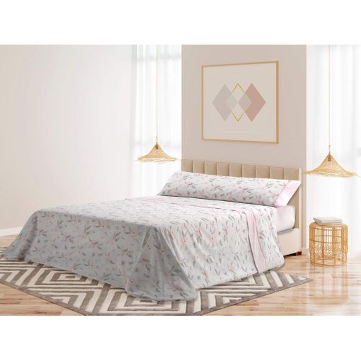 Juego de Sábanas Estampadas Lunares 3 Piezas. Cama 105 cm. Color Rosa  LUNARES, Maisons du Monde en 2023