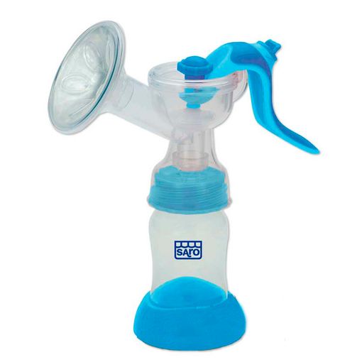 Extractor De Leche Materna Saca Leche Con 10 Bolsas Azul