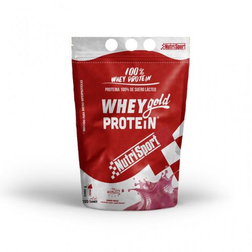 Proteinas Suero - Sabor Fresa 2 Kg - Whey Gold Protein Nutrisport