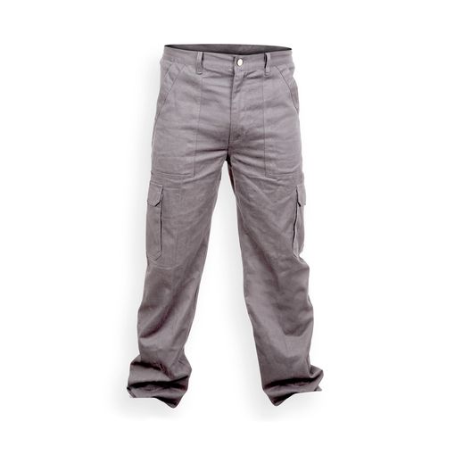 Pantalón Largo Basic Gris M Ofertas en Carrefour | Ofertas Carrefour Online