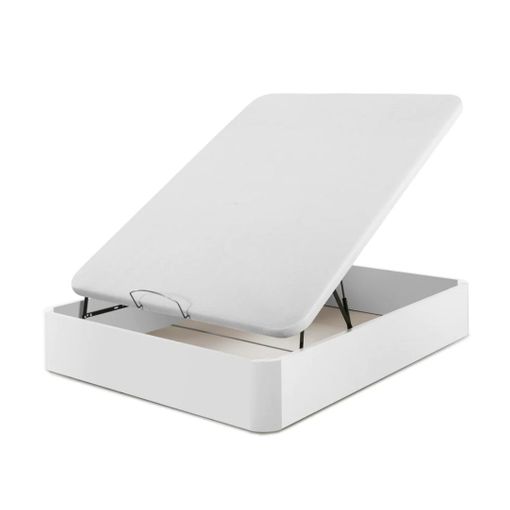 Canapé Abatible Tapa Partida Antipolvo Altura 33 Cm - Blanco - 150x190 Cm  con Ofertas en Carrefour