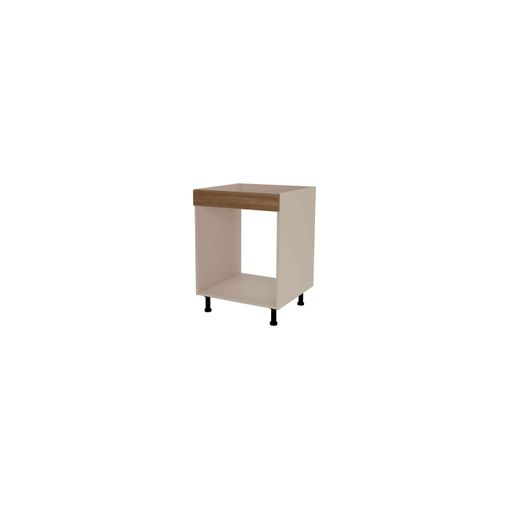 Mueble Cocina Bajo Con 1 Puerta En Varios Acabados Diferentes 85 Cm(alto)60  Cm(ancho)60 Cm(largo) , Color - Nogal Noceto con Ofertas en Carrefour