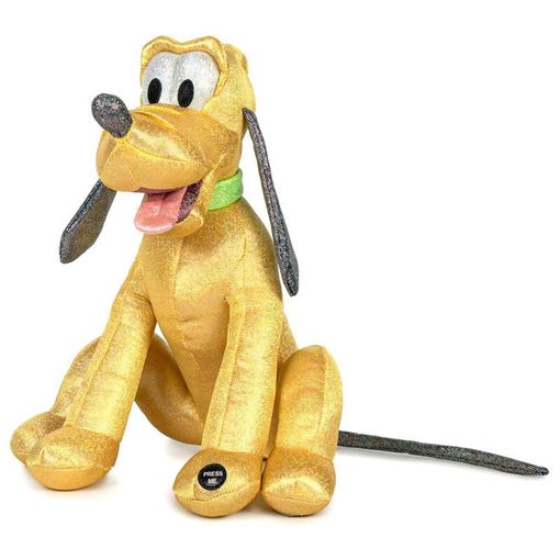 Peluche Pluto Glitter 100th Anniversary Disney 28cm con Ofertas en