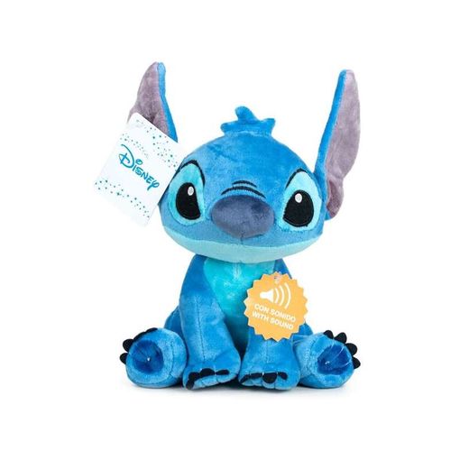 Disney- Peluche Stitch Soft Sonido 20cm, Multicolor (96669) (play By Play -  760019988)