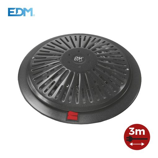 EDM Brasero Eléctrico 900W Negro