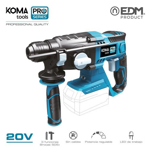 Taladro Percutor/atornillador 20v Brushless (sin Bateria Y Cargador) Koma  Tools Pro Series Battery Edm - Neoferr.. con Ofertas en Carrefour