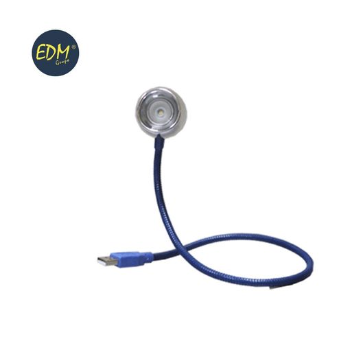 Flexo pinza 5w led azul