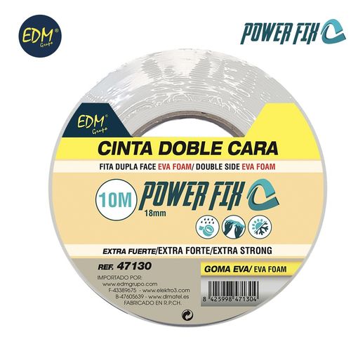 CINTA DOBLE CARA EXTRA FUERTE CEYS 1,5mX19mm