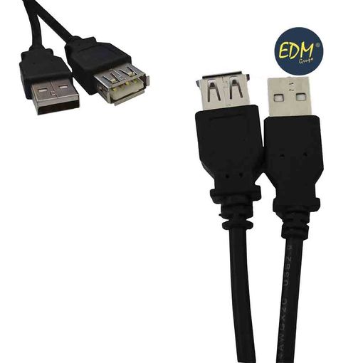 Cable usb 3.0 a-a macho-macho 2m negro