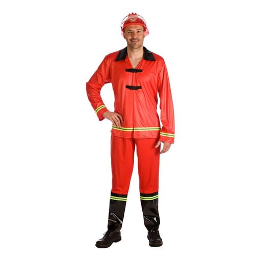 Comprar online Disfraz de Bombero Rojo para hombre