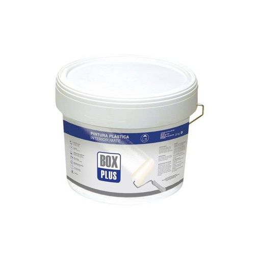 pintura plástica blanca para interiores - mate liso 5 Kg.