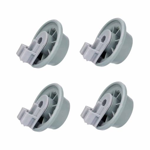 vhbw 4x Rueda para cesta inferior compatible con Bosch lavavajillas -  Diámetro 35 mm