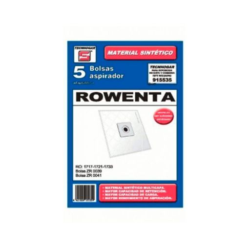 ZR2005-20 Paquete Bolsas Aspiradora Rowenta Tefal Moulinex - Canarias