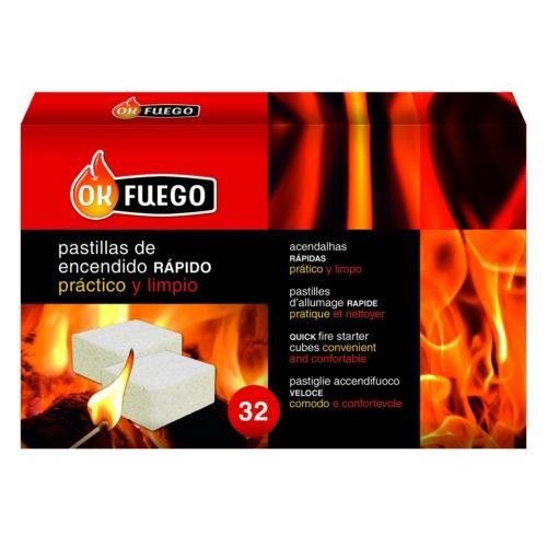 Pastillas de Encendido Ibecosol Olor Reducido 32 uds