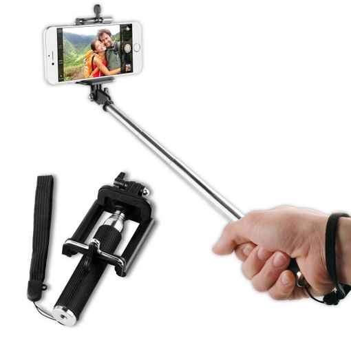 Muvit Palo Selfie Jack 3,5mm Mini Hasta 5,5 Negro con Ofertas en Carrefour