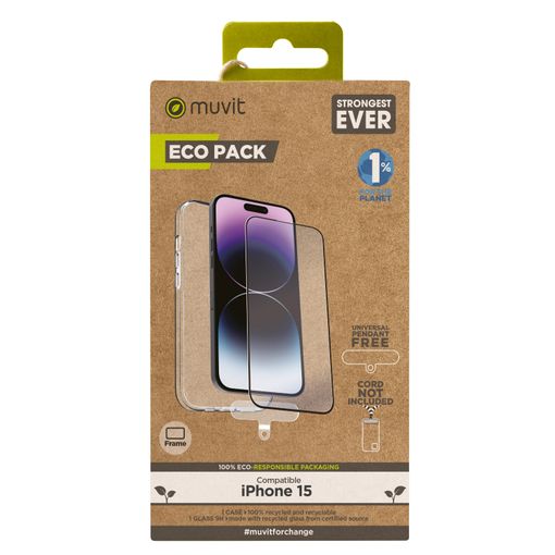 muvit for change protector pantalla compatible con Apple iPhone 13