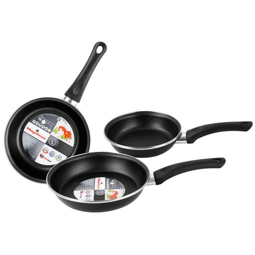 Set 3 sartenes Magefesa K2 Gransasso 18/20/24cm + sartén Wok 28cm