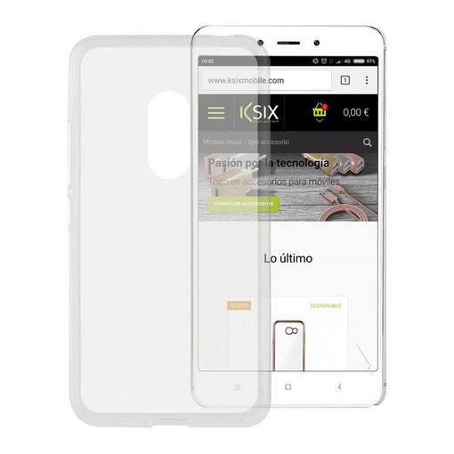 Serrado jefe Salida hacia Funda Para Móvil Xiaomi Redmi Note 4 Flex Tpu Transparente con Ofertas en  Carrefour | Ofertas Carrefour Online