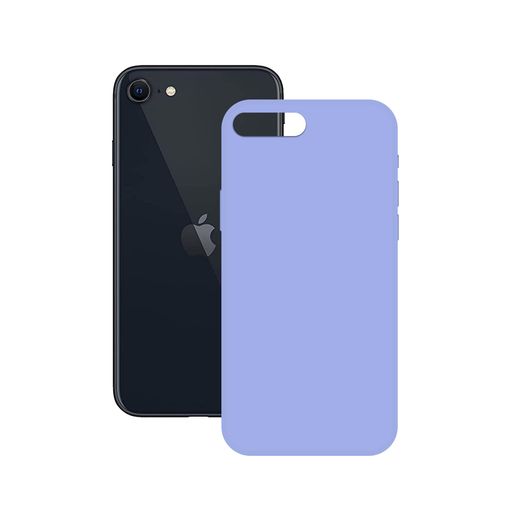 Funda para iPhone SE 2022, SE 2020, 8 y 7, Semirrígida, Azul