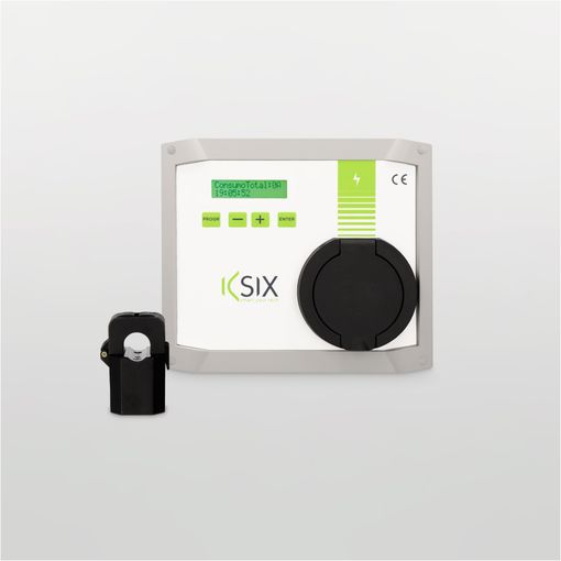 Cargador De Coche Eléctrico Policharger Ksix In-sc, 7.4kw, Monofásico, Conector Hembra Tipo 2, Sensor Gestión Dinámica Potencia