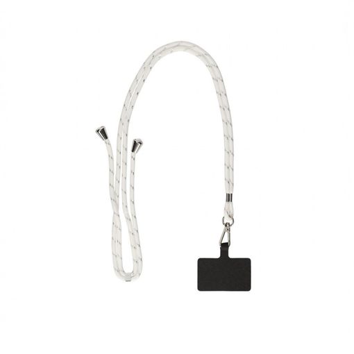 Colgante para móvil Universal con tarjeta adaptadora, largo 160 cm, Blanco