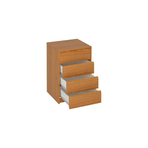 Cajonera De 50 Cm Para Armario 4 Cajones Varios Colores En Acabado Bisel  73,4 Cm(alto)50 Cm(ancho)45 Cm(fondo) , Color - Roble Claro-blanco Solft  con Ofertas en Carrefour