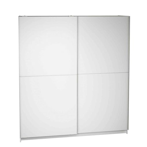 Armario 2 puertas abatibles acabado blanco 180 cm(alto)80,4 cm(ancho)51  cm(fondo)