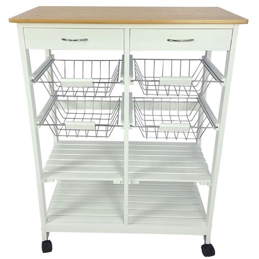 Carrito verdulero de cocina metálico con ruedas, 4 niveles, estantería para  almacenamiento de frutas, verduras, gris