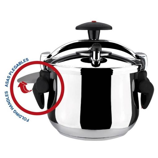 Olla Express Magefesa Castell Recta 6 L Cerámica Inox Rojo con Ofertas en  Carrefour