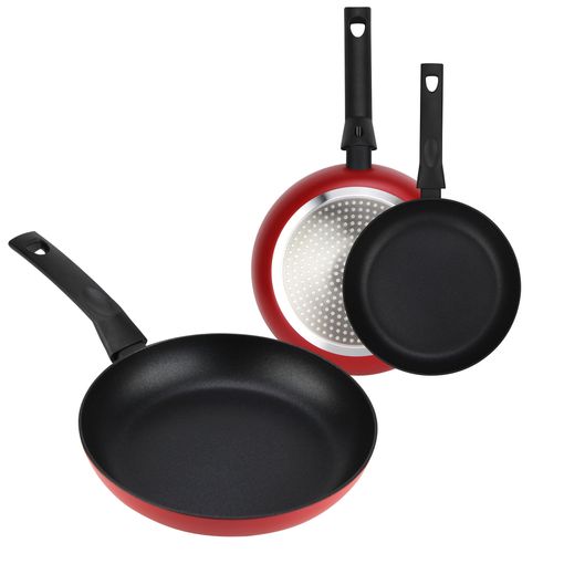 Sarten - WECOOK! Khalma, Set Juego 3 Sartenes Inducción 20-24-28cm