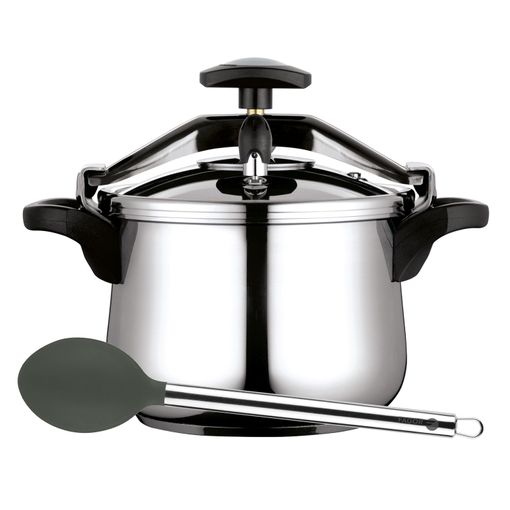 Olla Presión 6 Litros, Inducción, Express, Acero Inox. 18/10 Todas Cocinas,  Fondo Termodifusor Plata Fagor Clásica Bombe 6 con Ofertas en Carrefour