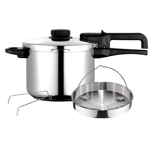 FAGOR DUAL Xpress 6 Olla a Presión 6 Litros, Inducción, Express Super  Rápida, Acero Inoxidable 18/10, Todas Cocinas, , Plata - Conforama