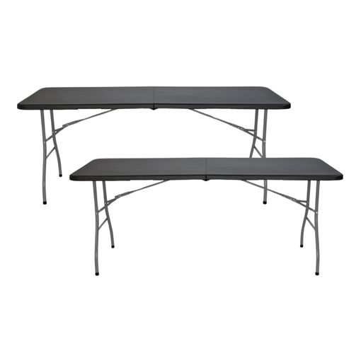 Mesa Catering Plegable Portátil Rectangular 180 Cm | Orion91 | Mesa  Multiusos: Camping, Eventos En Espacios Exteriores O Interiores | Mesa  Resina Y