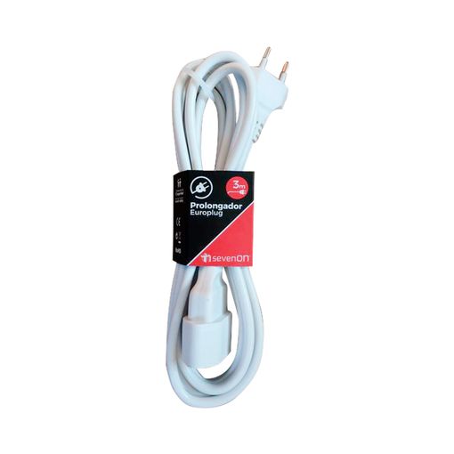 Cable De Extensión 3m Con Enchufe Plano Blanco Brennenstuhl con Ofertas en  Carrefour